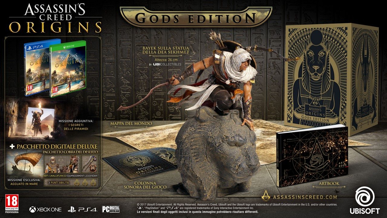 Le Collector S Edition Di Assassin S Creed Origins Gamesoul It
