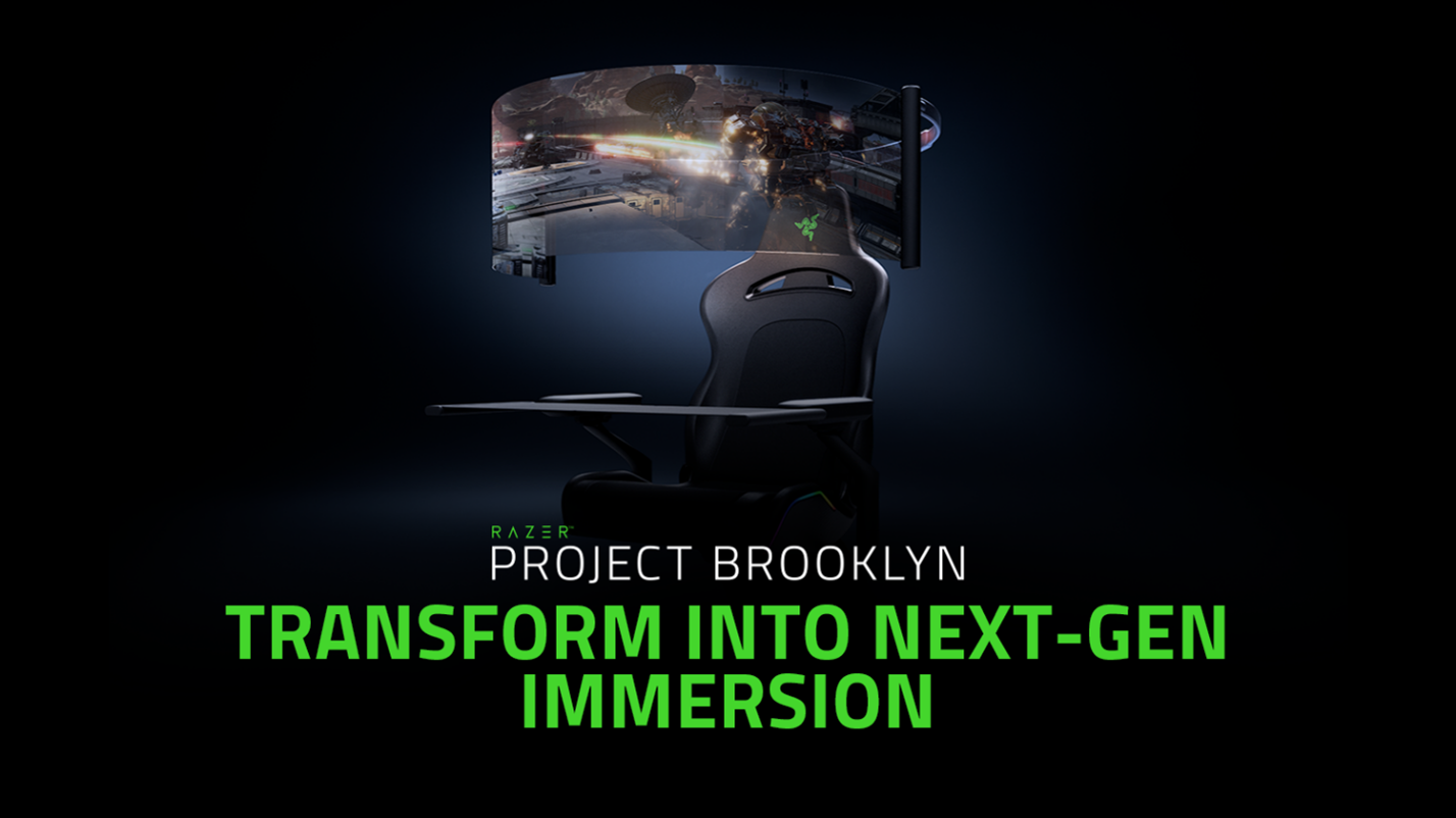 Razer presenta Project Brooklyn, una nuova postazione da gaming con display  al CES 2021