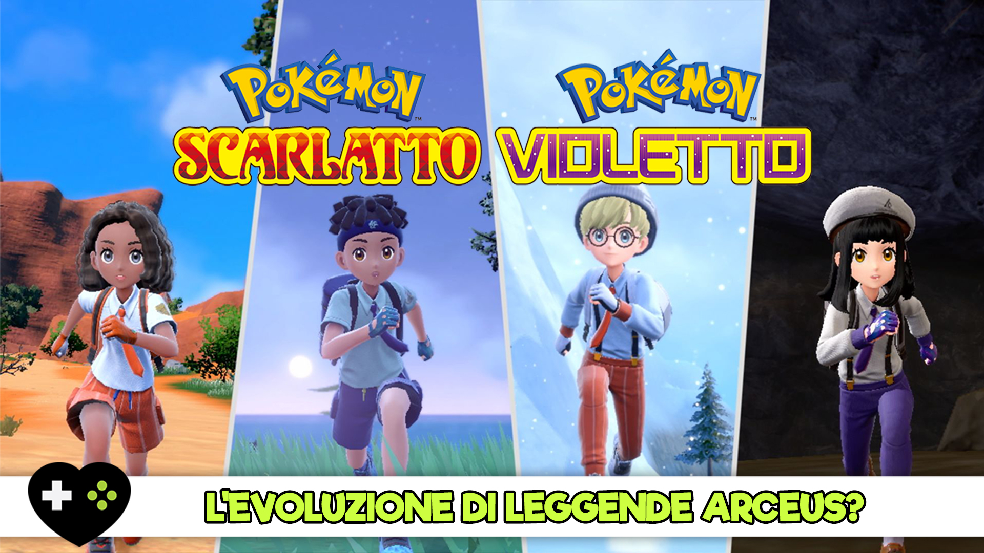 Pokémon Scarlatto e Violetto, saranno l'evoluzione di Leggende Arceus?